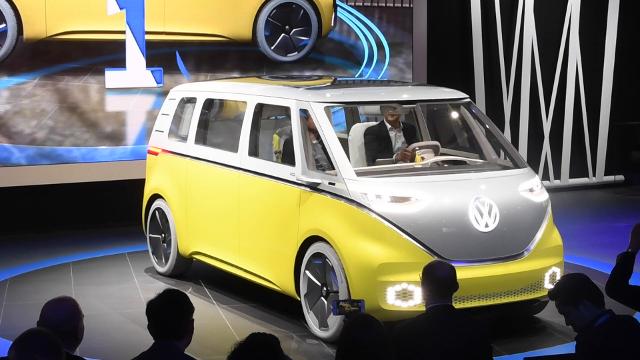 VW's I.D. Buzz concept claims 270-mile electric range